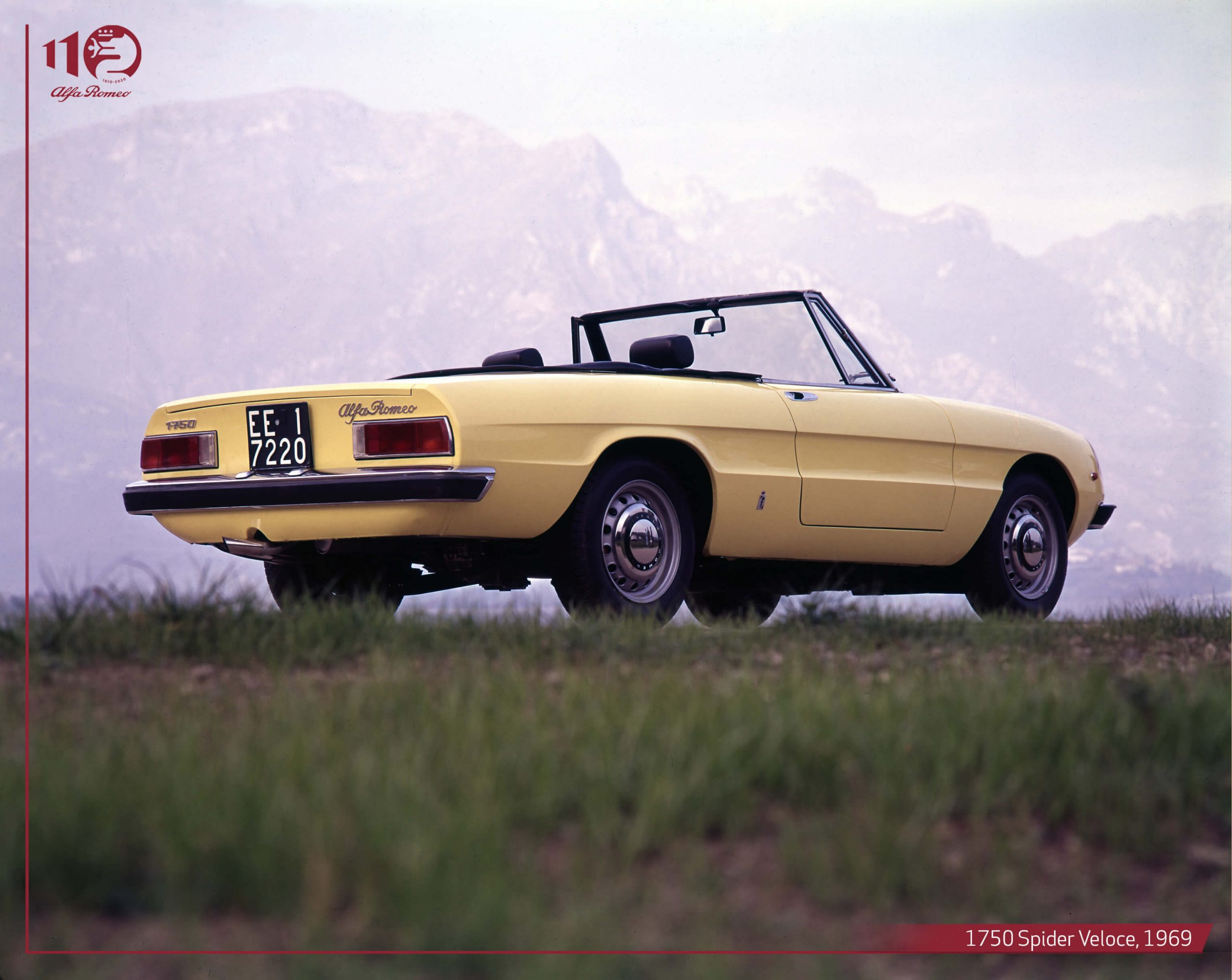 1750-Spider-Veloce,-1969 (1) yellow 1969 alfa romeo classic car